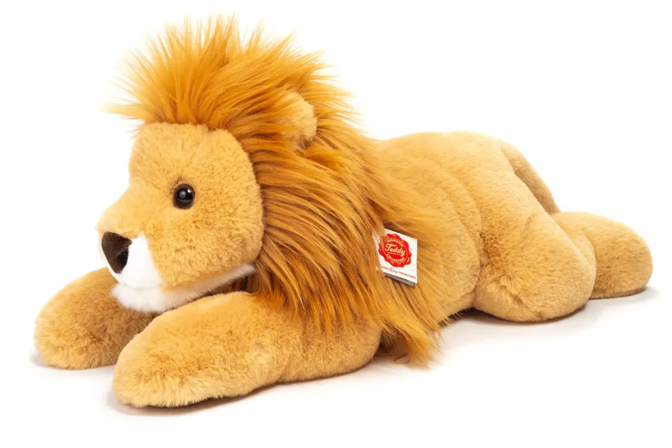 Soft Large Floppy Lion-King of Beasts Lying 45 cm - Teddy Hermann