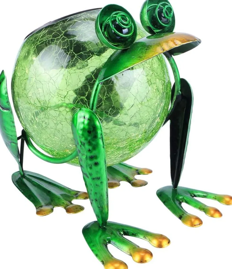 Solar Frog Garden Decoration Statuary