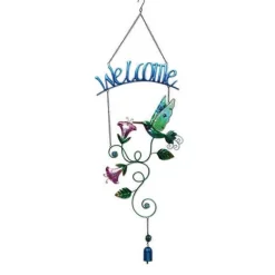 Songbird Welcome Decor Entryway Greetings Metal Art