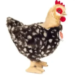 Speckled Plush Hen Stuffed Chicken by Teddy Hermann