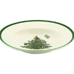 Spode Christmas Tree S/4 Soup Plates
