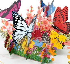 Spring Butterflies 3D Pop Up Card