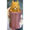 Squirrel Cute Pop Up Squeeze Squirrel in a Log Stress Reliever