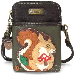 Squirrel with a Mushroom Collection by Chala Vegan Handbags
