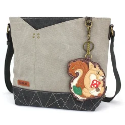 Squirrel with a Mushroom Collection by Chala Vegan Handbags