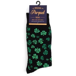 St Patrick's Day Four Leaf Clover Socks Men's & Women's Size Crew