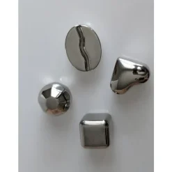 Stainless Steel Ice Cubes & Straws-Undiluted Cold Drinks! Perfect for Iced Coffee & Alcoholic Drinks. *