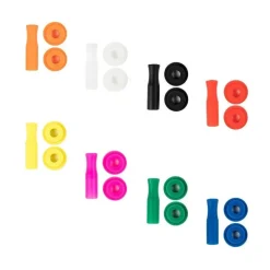 Stainless Steel or Silicone Straw Sets with Cleaning Brush and Carry Bag, Perfect for the Environmentally Conscientious!