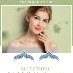 Sterling Silver Bangle Bracelets Gorgeous Blue Fish Tail, Honey Bee, Love and Valentine's Day Gift Ideas Elegant and Unusual!