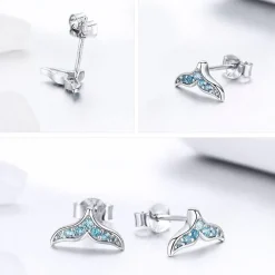 Sterling Silver Bangle Bracelets Gorgeous Blue Fish Tail, Honey Bee, Love and Valentine's Day Gift Ideas Elegant and Unusual!