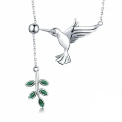 Sterling Silver Hummingbird Jewelry: Necklace, Earrings, Ring or SET!