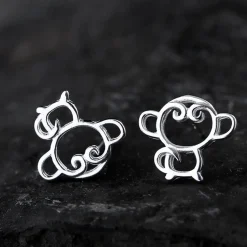 Sterling Silver Monkey Jewelry