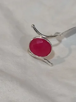 Sterling silver rings with gems