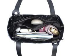 Stunning Geometric Holographic Carry Totes