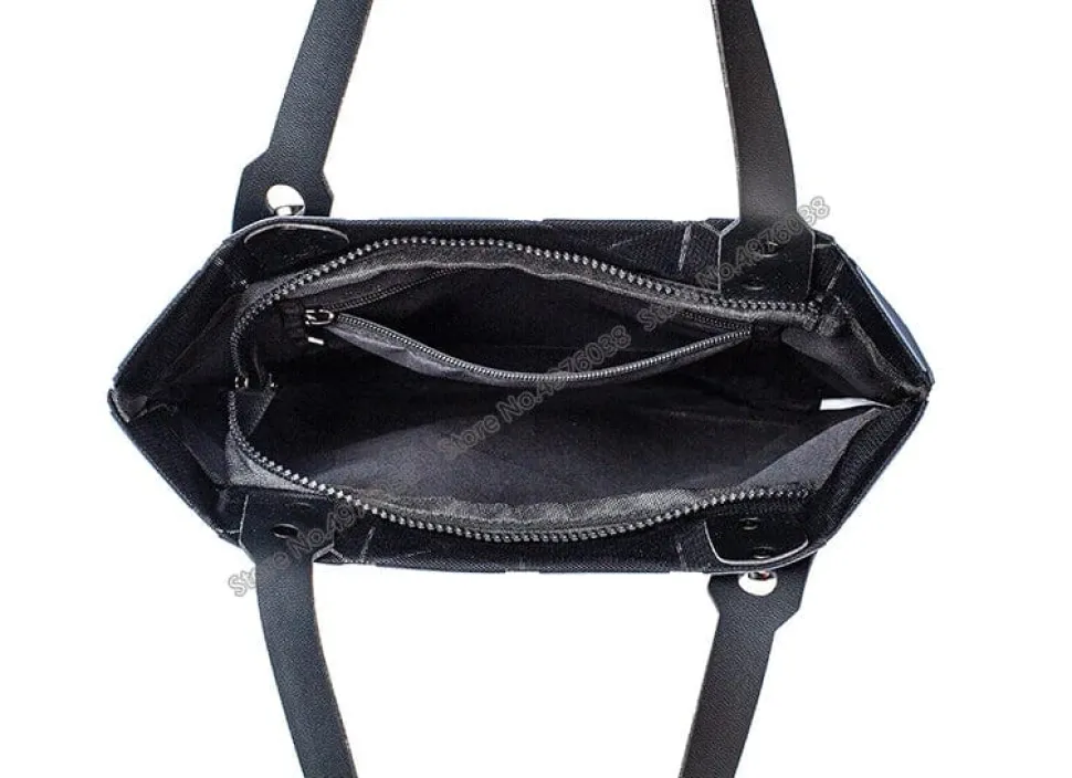 Stunning Geometric Holographic Carry Totes