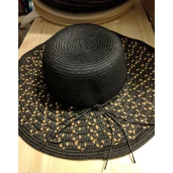 Sun Hats! All Day Floppy Hat Black/Natural ONE SIZE, Several Styles!