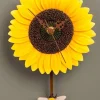Sunflower & Bee Pendulum Clock