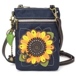 SUNFLOWER and BEE, WALLET, CELL PHONE XBODY,Venture CROSSBODY and KEY FOB/COIN PURSE*