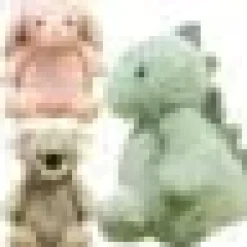 Super Soft Fluffy Stuffed Plush Animals-Pig, Cow, Puppy, Dinosaur, Koala