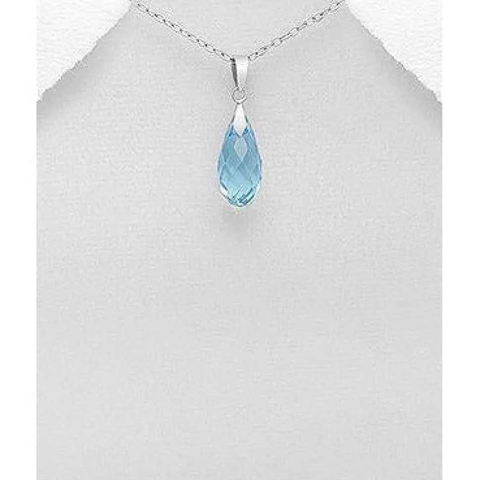 Swarovski Crystal Earrings & Pendants Sterling Silver-3 Styles of Beautiful Sparkling Crystal Earrings