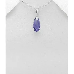 Swarovski Crystal Earrings & Pendants Sterling Silver-3 Styles of Beautiful Sparkling Crystal Earrings