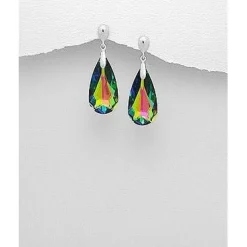 Swarovski Crystal Earrings & Pendants-3 Styles of Beautiful Sparkling Crystal Earrings