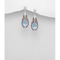 Swarovski Crystal Earrings & Pendants-3 Styles of Beautiful Sparkling Crystal Earrings