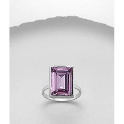 Swarovski Crystal Sterling Silver Rings-3 Styles!