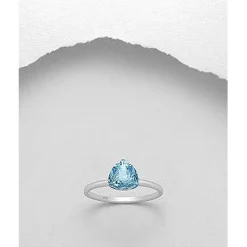 Swarovski Crystal Sterling Silver Rings-3 Styles!