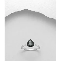 Swarovski Crystal Sterling Silver Rings-3 Styles!