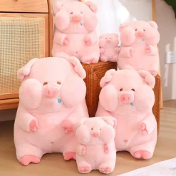 Sweet Cheeks Chubby Plush Pink Piggies Large and Fluffy