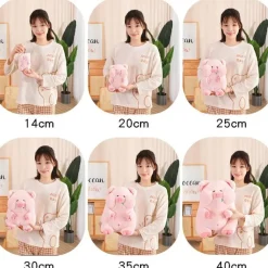 Sweet Cheeks Chubby Plush Pink Piggies Large and Fluffy