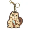 Tabby CAT GEN II - KEYCHAIN COIN PURSE KEY FOB by Chala