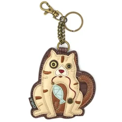 Tabby CAT GEN II - KEYCHAIN COIN PURSE KEY FOB by Chala