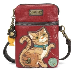 TABBY CAT-Orange Keychain and Crossbody Bag Vegan