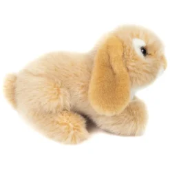 Tan and White Lop Earred Plush Bunny Rabbit by Teddy Hermann