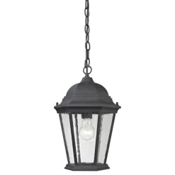 Temple Hill 1-Lght Hanging Lght Matte Textured Black