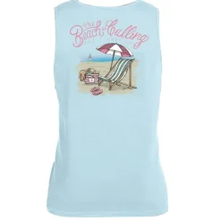 The Beach is Calling and I Must Go-Jane Marie Tank*