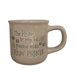 The Road to My Heart Is Paved With Paw Prints, Warm Gray*