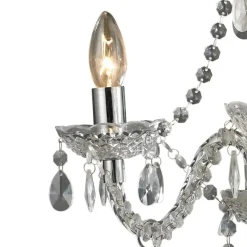 Theatre 3-Lght Chandelier Clear