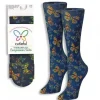 Therapeutic Compression Socks - Butterfly Blue Socks for Women