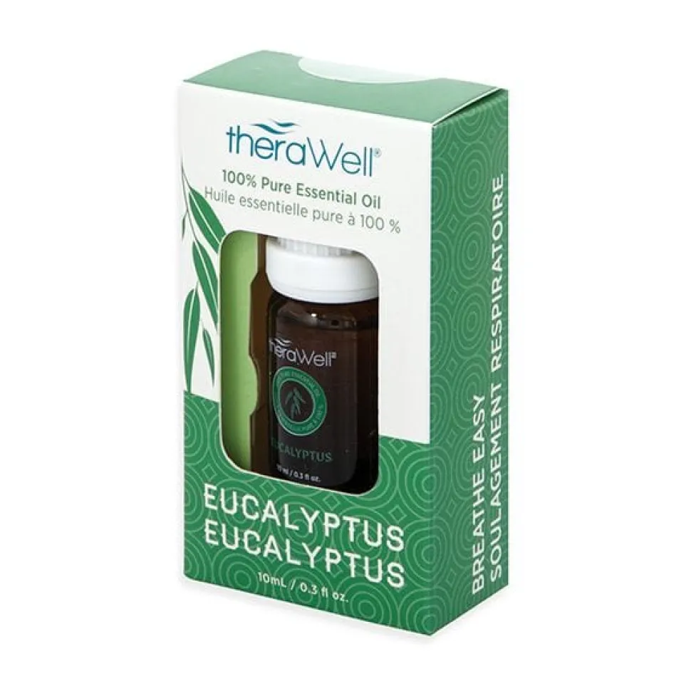 Therawell Eucalyptus Pure Essential Eucalyptus Oil-Helps with Breathing Naturally