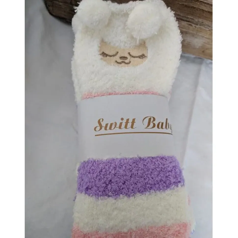 Thigh High Fuzzy Plush Socks, Leggings Adorable Animals to Keep Legs Warm! *