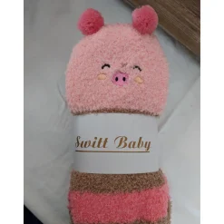 Thigh High Fuzzy Plush Socks, Leggings Adorable Animals to Keep Legs Warm! *