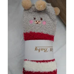 Thigh High Fuzzy Plush Socks, Leggings Adorable Animals to Keep Legs Warm! *