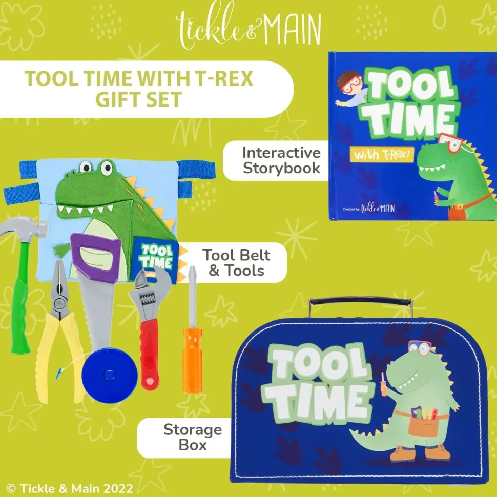 Tool Time with T-Rex Cutest Children's Gift Set