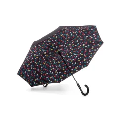 Totes InBrella Umbrellas with Polka Dots 47" Coverage, Lifetime Warranty