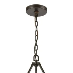 Transitions 6-Lght Chandelier Rustic Aspen Finish