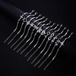 Trendy Silver Plated Crystal Bracelets Several Styles, Beautiful & Affordable!
