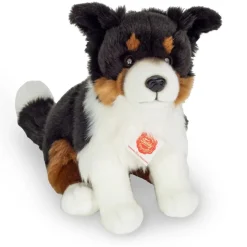 Tri-color Border Collie Eco Friendly Teddy Hermann 30cm